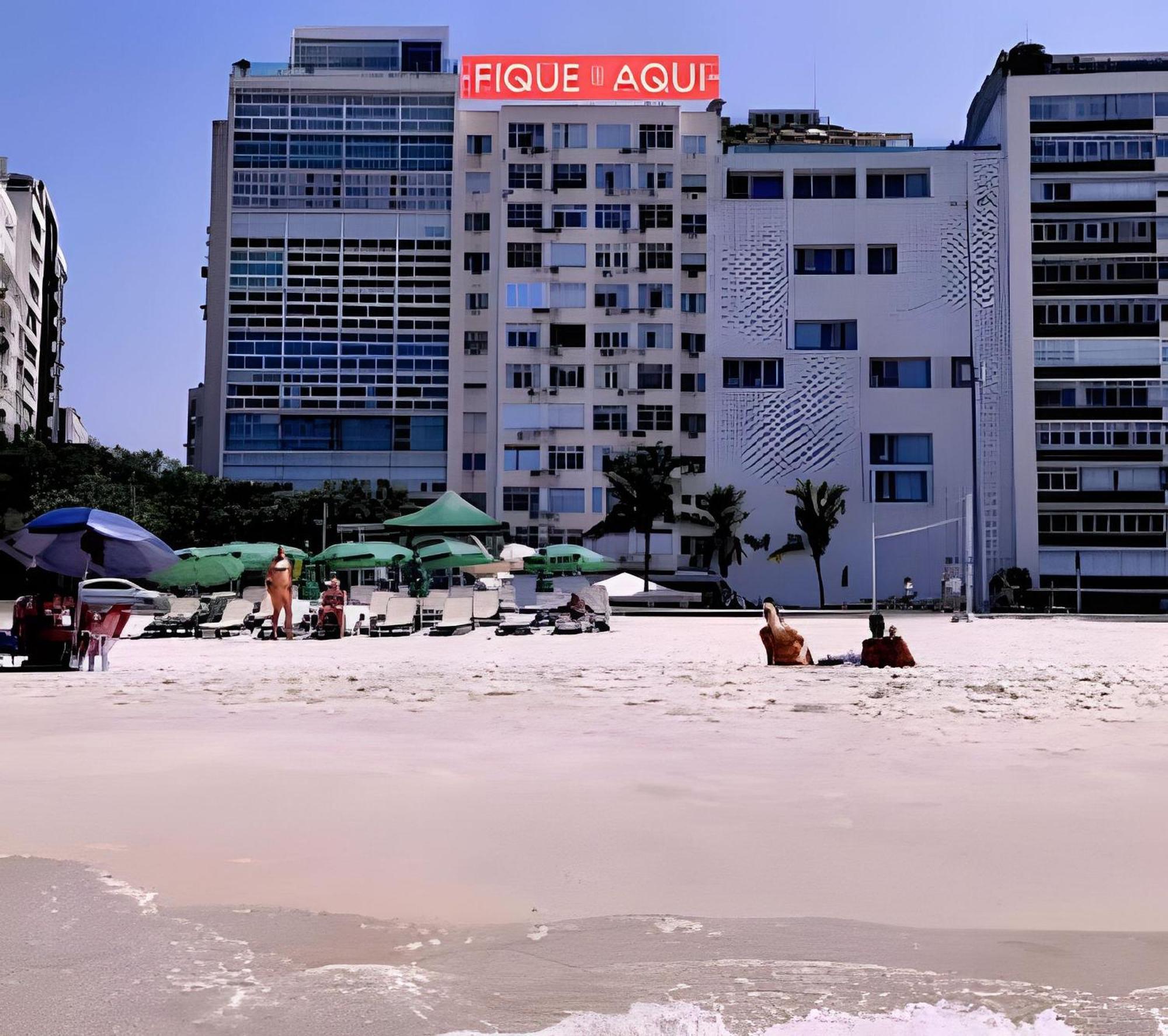 Studio Pe Na Areia Em Copacabana Рио де Жанейро Екстериор снимка