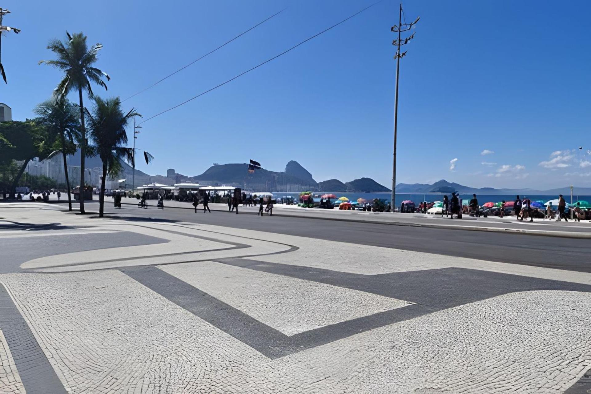 Studio Pe Na Areia Em Copacabana Рио де Жанейро Екстериор снимка