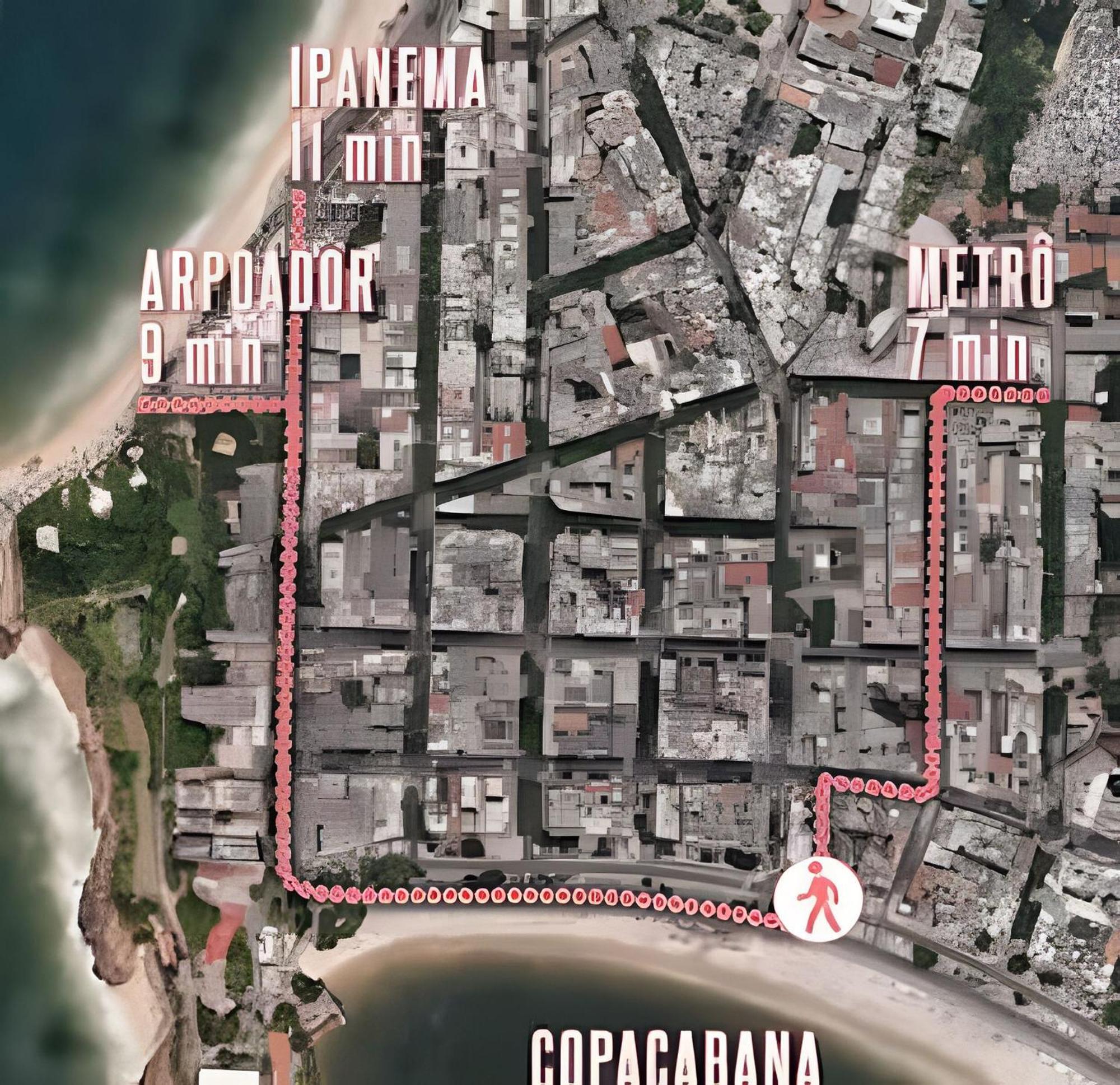 Studio Pe Na Areia Em Copacabana Рио де Жанейро Екстериор снимка